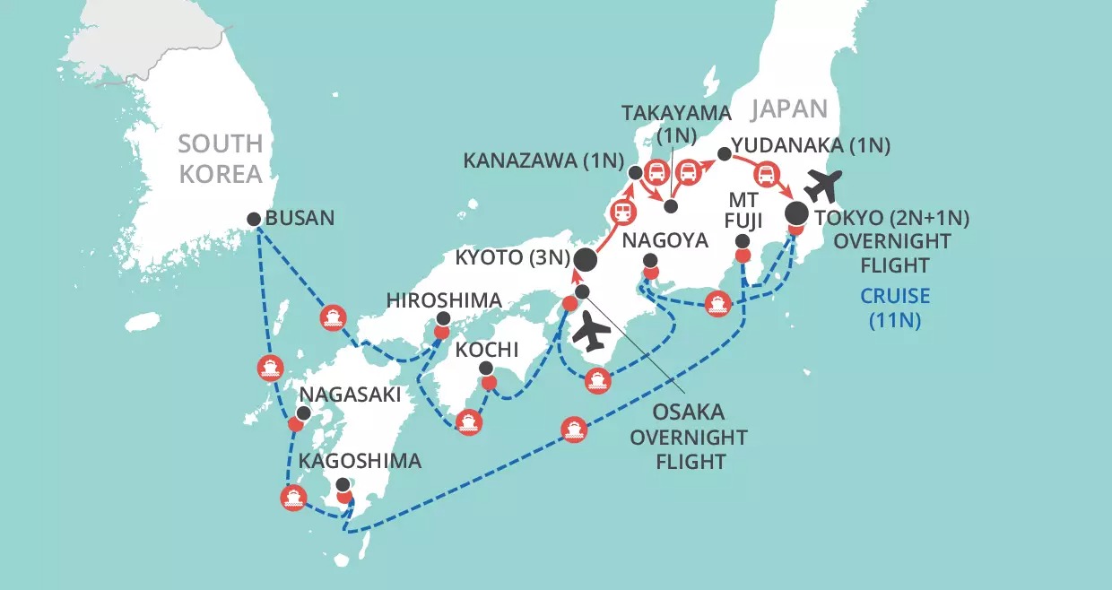 Wonders of Japan by Land & Sea